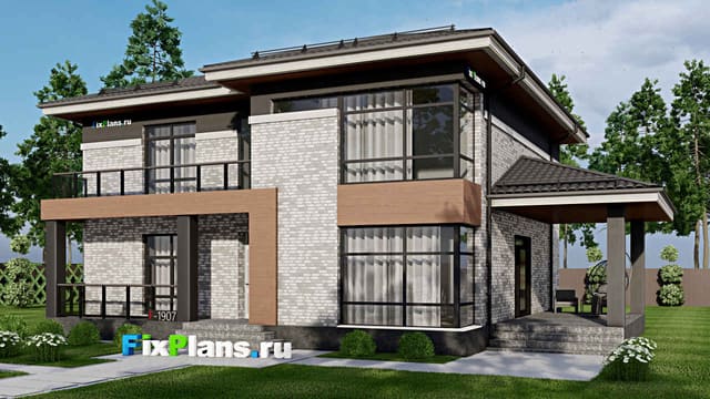 Двухэтажный дом F - 1907